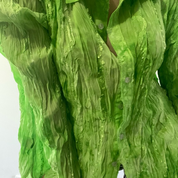 SOLD- Vintage neon Y2K blouse - Picture 4 of 10